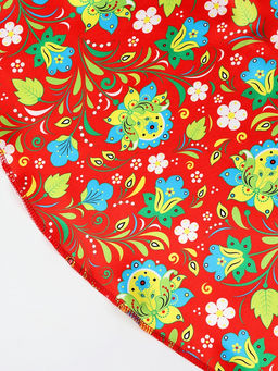 Карнавальный набор «Девица-красавица»: воротник, баска с цветами