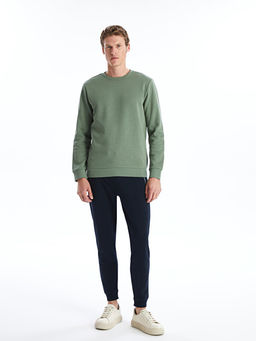 Bisiklet Yaka Uzun Kollu Erkek Sweatshirt - Waikiki фото 3