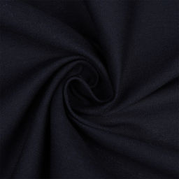 Ткань льняная TBYLi-1004-37 185г/м? 30% лен 25хб 25%виск 20%ПЭ шир 140см цв.37 тем.синий рул 10м