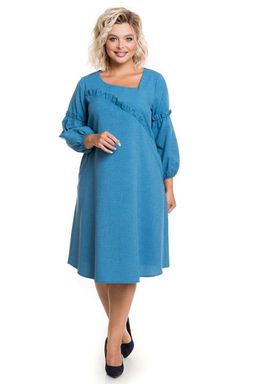 Платье 1181 бирюзово-голубой - Novita фото 3