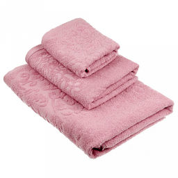 Полотенце махровое Гармония 35х60см, гладкокрашенное, 350г/м2, пыльная роза (Россия)