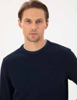 Lacivert Regular Fit Sweatshirt - Pierre cardin фото 2