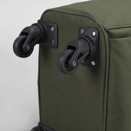 Сумка-рюкзак 2 в 1 на колёсах 18, отдел на молнии, наружный карман, цвет зелёный - Simaland фото 4