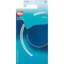PRYM 991806 косточки (пара) сталь 2 мм 145 мм 2 шт белые, C (100)