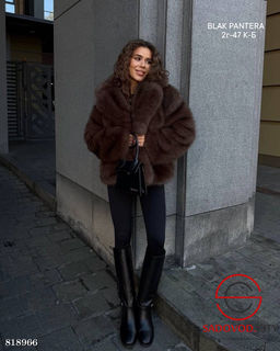 Шуба женская из искусственного меха