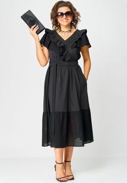 Платье EVA GRANT 7225В черный