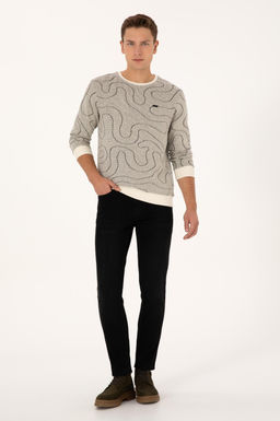 Erkek Regular Fit Bisiklet Yaka Siyah Sweatshirt - U.s. polo assn фото 4