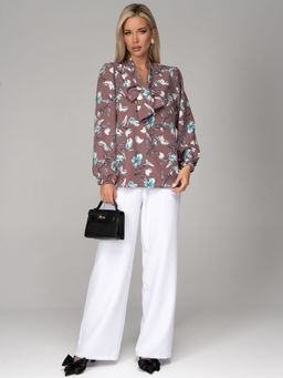 Блузка Бант (ежевика)