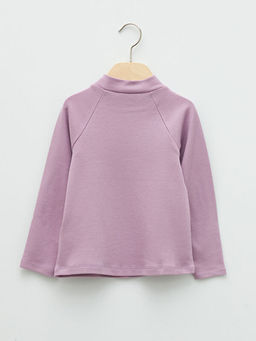 Bisiklet Yaka Uzun Kol Basic K?z Bebek Ti??rt - Waikiki фото 2