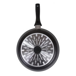 ЛА_АП_MARBLE INDUCTION (темный) Сковорода 260 мм с ручкой АП, арт. смтиш260а