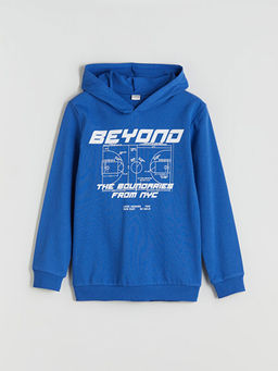 Kap??onlu Erkek ?ocuk Sweatshirt