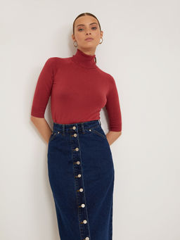 Водолазка с коротким рукавом B2807/arven - Emka фото 2