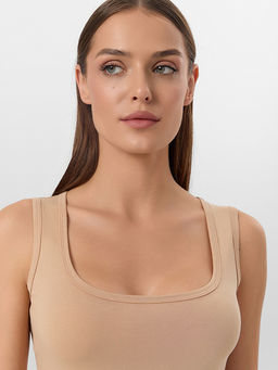 Топ бельевой женский бежевый - Mark formelle фото 4