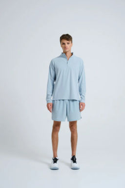 Лонгслив Синтетика Серо-зеленый