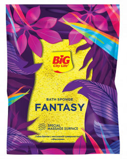 BIG CITY губка банная "Фантазия" 155*100*50(1шт)