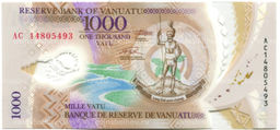 Банкнота 1000 вату 2014 года Вануату