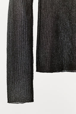 METALLIC THREAD KNIT TOP - Zara фото 6