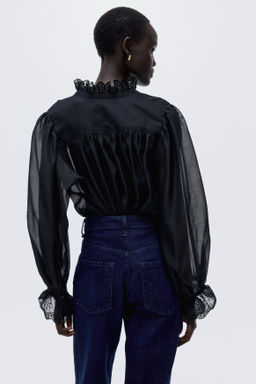 Blusa con bordado ingl?s - H&m фото 3