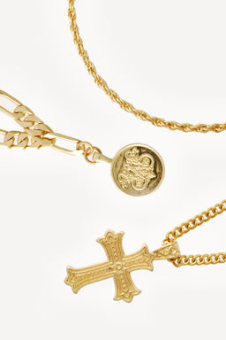 COLLARES COMBINADOS PACK 3 WILLY CHAVARRIA X ZARA / Oro  фото 2