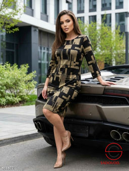 Платье женское с принтом