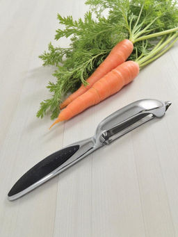 Овощечистка MODERNO с вертикальным лезвием, прорезиненная ручка, Mallony арт.984044