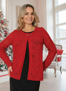 Жакет 351935/красный