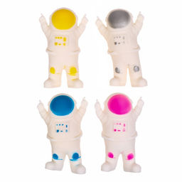 Цена за 12 шт. Антистресс сквиш мялка Funny toys «Космический улёт», с пастой, в шоубоксе, МИКС