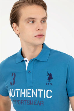 U. S. Polo Assn Мужская футболка-поло Petrol - U.s. polo assn фото 9