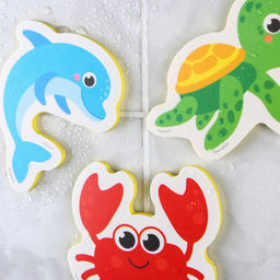 Набор стикеров для ванны Крошка Я «Морской мир», EVA, 3 шт, от 1 года