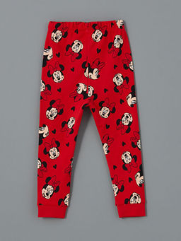 Beli Lastikli Minnie Mouse Bask?l? K?z Bebek Pijama Alt - Waikiki фото 2