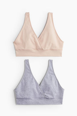 MAMA Pack de 2 sujetadores de lactancia Seamless - H&m фото 6