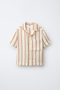 CAMISA R?STICA RAYAS / Rojo