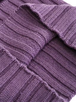 Шапка жен. шерсть+акр LB-N88046 violet - Labbra фото 4
