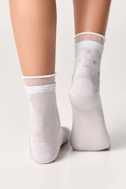 Цена за 2 пары Conte-Kids Носки TIP-TOP из вискозы с рисунками св.серый