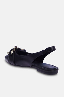 Trendyol Shoes Siyah Antik Tokal? Sivri Burun K?sa Topuklu Kad?n Babet TAKSS24BE00003 - Trendyolmilla фото 6