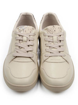 03-A1019-5 BEIGE Полуботинки спортивные женские (натуральная кожа)