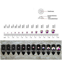 Nail Art Набор страз для ногтей, синий  фото 3