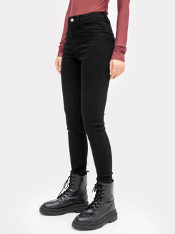 Брюки женские джинсовые в черном цвете черный 2024-DTW801-1 - Mark formelle фото 4