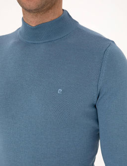 Mavi Slim Fit Yar_m Bal_k__ Yaka Basic Triko Kazak - Pierre cardin фото 7