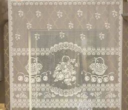 04С1996-Г50 м18 ЗАНАВЕСКА ДЛЯ КУХНИ 170*160 цвет Белый