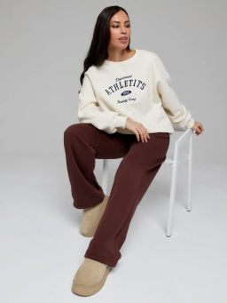 349 Брюки-трансформеры утепленные, шоколад - Knitka wear фото 13