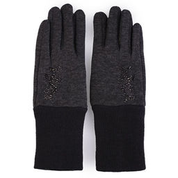 Перчатки подростковые трикотажные с отворотом