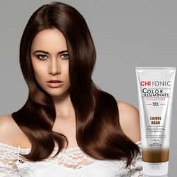 Chi ionic color illuminate кондиционер оттеночный кофейный 251 мл