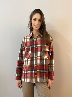 K10735 Рубашка OVER SIZE МУЛЬТИЦВЕТ_10