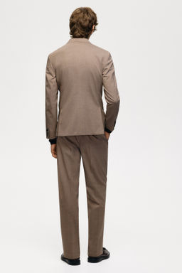 Pantal?n de traje en mezcla de lana Regular Fit - H&m фото 7