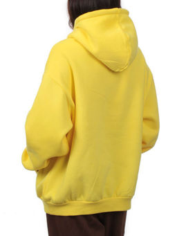 2226 YELLOW Толстовка женская (85% хлопок, 10% полиэстер, 5% спандекс) - Fashion фото 6