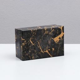 Подарочная коробка под мрамор «Текстура», 15×9.5×6 см