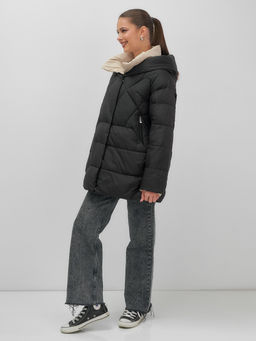 Куртка зимняя HaiLuoZi женская черная утеплитель 200 г/м² - Mtforce фото 5