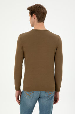 Мужской свитер цвета хаки - U.s. polo assn фото 5