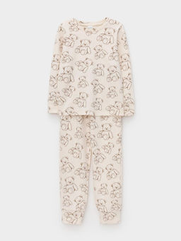 К 1552/айвори,плюшевые мишки пижама дет